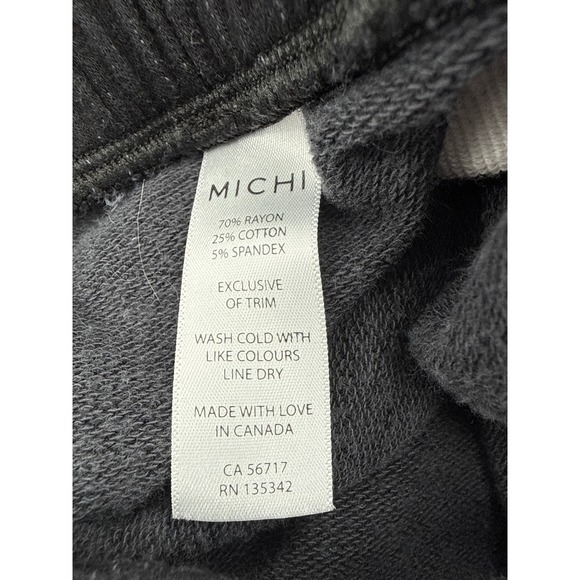 MICHI Black White Red Tracksuit Set Hoodie Joggers Athletic Athleisure Womens S - Picture 9 of 10